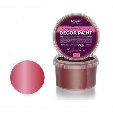 Краска декоративная акриловая Rolax Decor Paint красное вино №905 0.25 кг