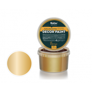 Декоративна фарба Rolax Decor Paint акрилова бронза № 904 0.25 кг