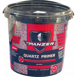 Грунтовка кварцевая адгезионная PANZER QUARTZ-GRUNT 1.4 кг белая