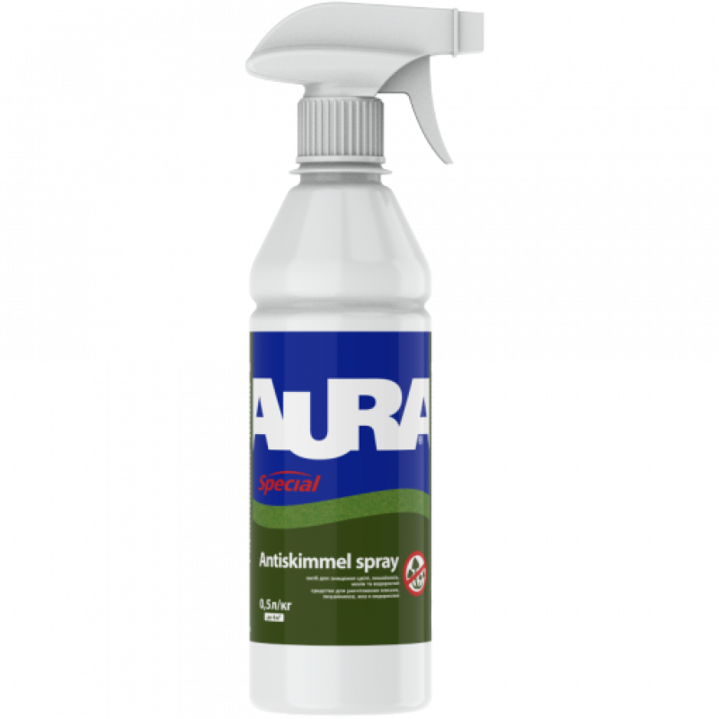 Антибактеріальний засіб проти цвілі та грибка без запаху Aura Antiskimmel Spray 0.5л