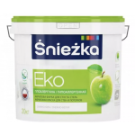 Краска акриловая водоэмульсионная Sniezka EKO матовая белая 15 л 20 кг