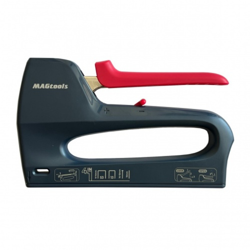 Степлер ресорний MAGtools 4-in-1 скобо/цвяхозабивний (арт. 3195) Степлер ресорний MAGtools 4-in-1 скобо/цвяхозабивний (арт. 3195)