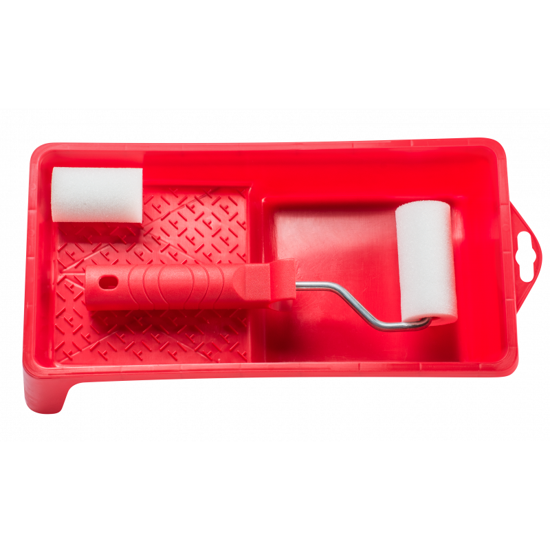 Набор малярный Hardy №12: ванночка 15×30 см, валик 7 см с ручкой + валик 5 см (0180-120000)