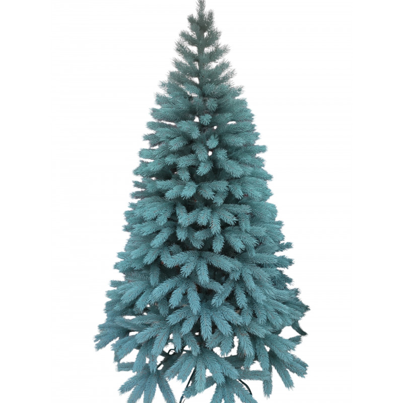 Литая искусственная елка Буковельська Премиум 2.5 м голубая