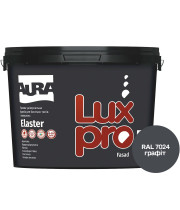 Резиновая краска Aura Luxpro Elaster универсальная RAL 7024 графит матовая