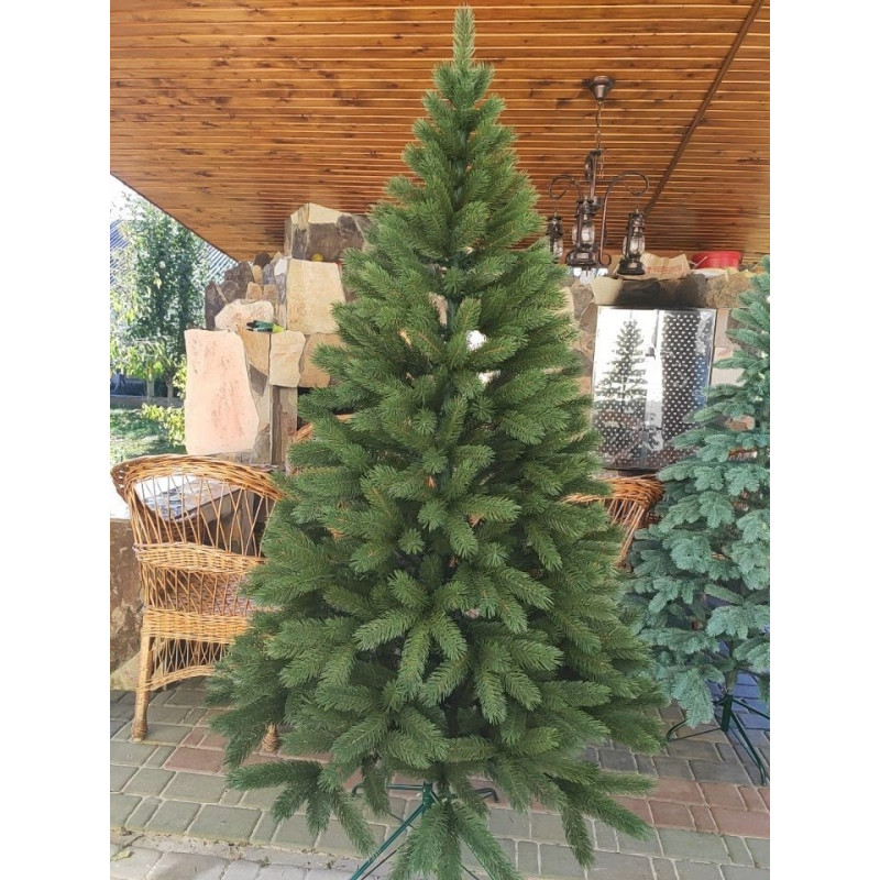 Литая искусственная елка Буковельська Премиум 2.5 м зеленая