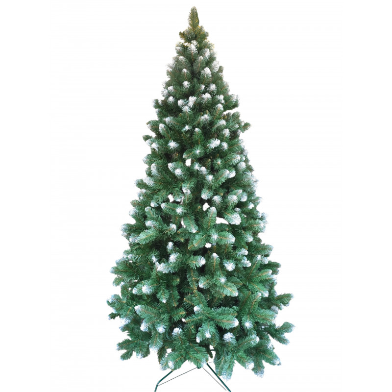 Елка искусственная Снежная королева 1.5 м зеленая с белым кончиком