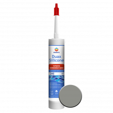 Герметик силиконовый нейтральный Eskaro Duax Silicone №243 Серый (Грей) 300 мл