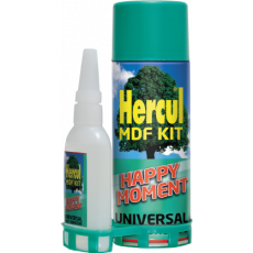 Супер-клей с активатором HERCUL MDF KIT двухкомпонентный 200 мл + 50 г