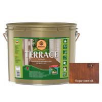 Декоративно-захисна олія для терас AURA Terrace Brown коричнева