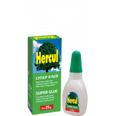 Супер-клей Hercul SUPER GLUE цианоакрилатный 25 г