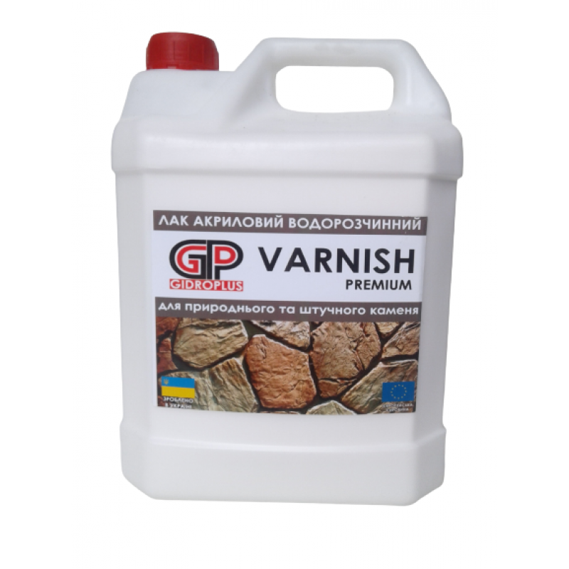 Лак для каменю Gidroplus Varnish Premium 3 л