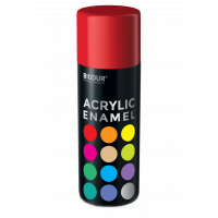 Эмаль аэрозольная акриловая Biodur Acrylic RAL 3020 красная глянцевая 400 мл