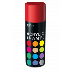 Эмаль аэрозольная акриловая Biodur Acrylic RAL 3020 красная глянцевая 400 мл
