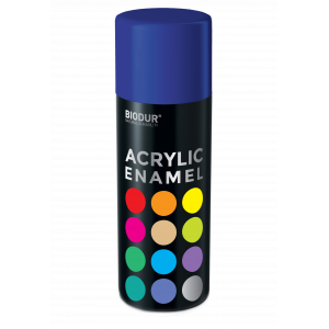 Эмаль аэрозольная акриловая Biodur Acrylic RAL 5002 синяя глянцевая 400 мл