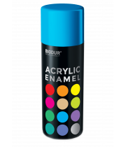 Эмаль аэрозольная акриловая Biodur Acrylic RAL 5015 голубая глянцевая 400 мл