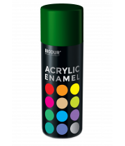 Эмаль аэрозольная акриловая Biodur Acrylic RAL 6005 темно-зеленая глянцевая 400 мл