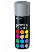 Эмаль аэрозольная акриловая Biodur Acrylic RAL 7046 серая глянцевая 400 мл