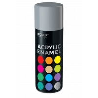 Эмаль аэрозольная акриловая Biodur Acrylic RAL 7046 серая глянцевая 400 мл