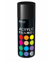 Эмаль аэрозольная акриловая Biodur Acrylic RAL 9005 чёрная глянцевая 400 мл