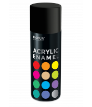 Эмаль аэрозольная акриловая Biodur Acrylic RAL 9005 чёрная матовая 400 мл