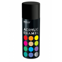 Эмаль аэрозольная акриловая Biodur Acrylic RAL 9005 чёрная матовая 400 мл