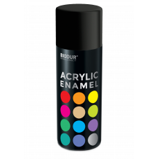 Эмаль аэрозольная акриловая Biodur Acrylic RAL 9005 чёрная матовая 400 мл