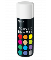 Эмаль аэрозольная акриловая Biodur Acrylic RAL 9010 белая глянцевая 400 мл