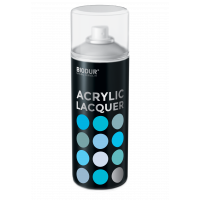 Лак акриловый аэрозольный Biodur Acrylic бесцветный глянцевый 400 мл