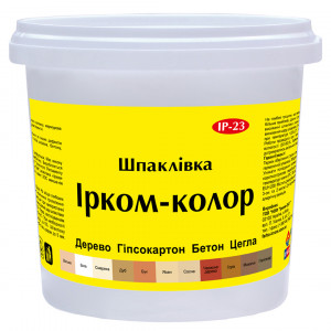 Шпаклёвка по дереву Ircom Ірком-Колор ИР-23 Белая