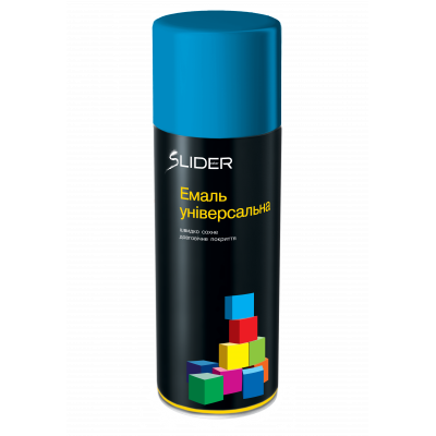 Емаль аерозольна SLIDER RAL 5015 блакитна глянець 400 мл