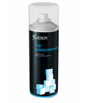 Лак аерозольний універсальний Lider безколірний мат 400 мл