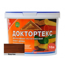 Лазурь-лак антисептический Доктортекс IPKOM IP-013 каштан