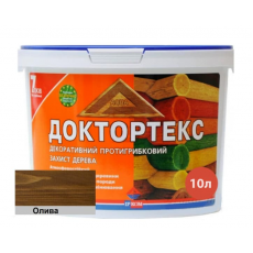 Лазурь-лак антисептический Доктортекс IPKOM IP-013 олива