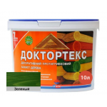 Лазурь-лак антисептический Доктортекс IPKOM IP-013 зеленый 10 л