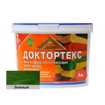 Лазурь-лак антисептический Доктортекс IPKOM IP-013 зеленый 3 л