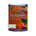 Лазурь-лак антисептический Доктортекс IPKOM IP-013 белый 0.8 л