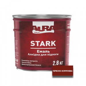 Эмаль алкидная для пола ПФ-266 Aura Stark красно-коричневая №87