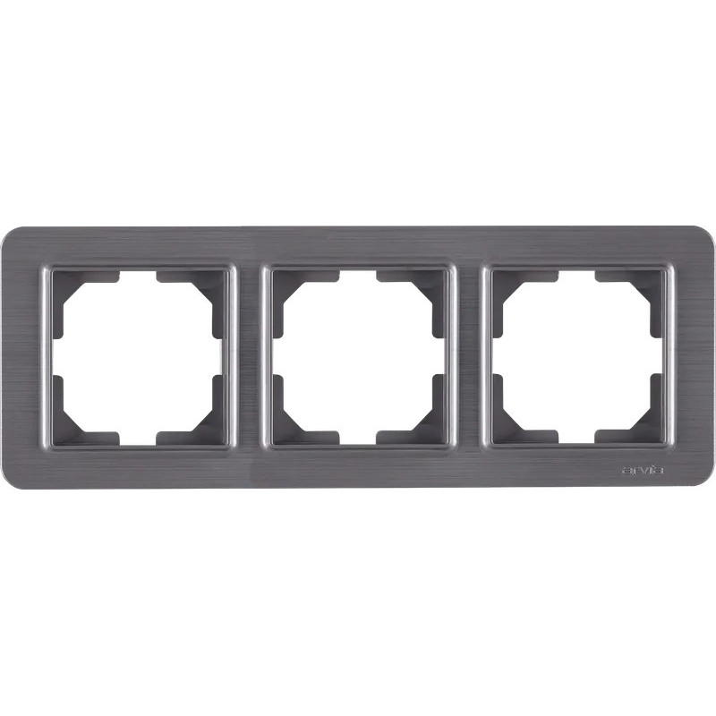 Рамка трійна ARVIA Lavin димчатий (21 27 4004 023)