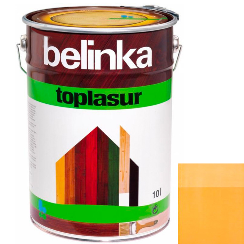 Краска-лазурь для дерева Belinka TopLasur № 13 сосна полуглянец 10 л