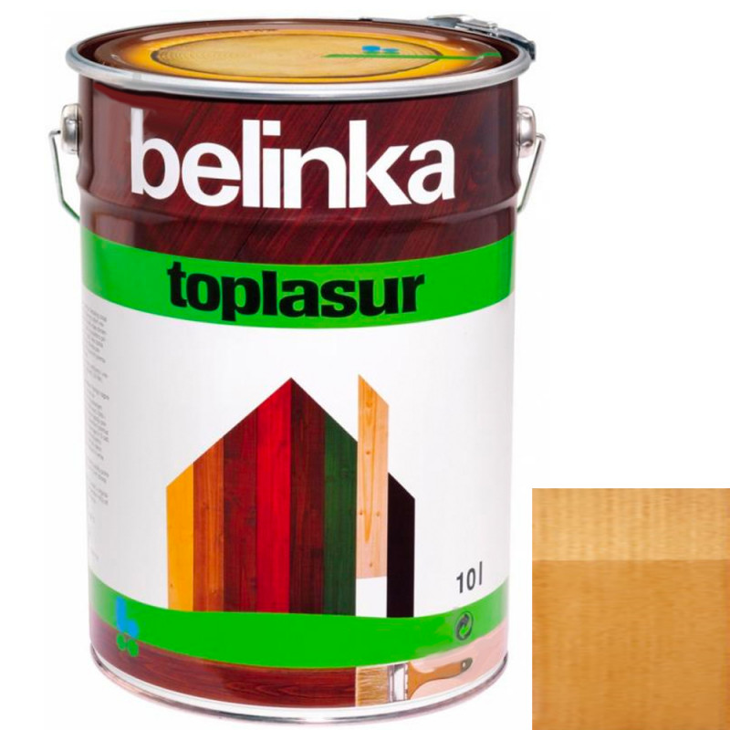 Краска-лазурь для дерева Belinka TopLasur № 15 дуб полуглянец 10 л