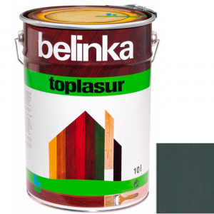 Краска-лазурь для дерева Belinka TopLasur № 30 платиново-серый полуглянец
