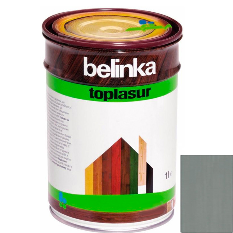 Краска-лазурь для дерева Belinka TopLasur № 31 графитно-серый полуглянец 1 л