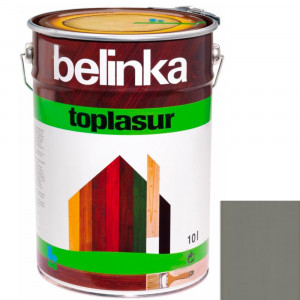 Краска-лазурь для дерева Belinka TopLasur № 29 каменно-серый полуглянец