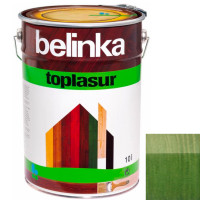 Краска-лазурь для дерева Belinka TopLasur № 19 зеленая полуглянец