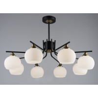 Люстра N6616/8 Чорний+Мідь