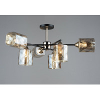 Люстра у вітальню Sirius B A4080/6 BK+FGD