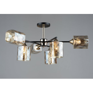 Люстра у вітальню Sirius B A4080/6 BK+FGD