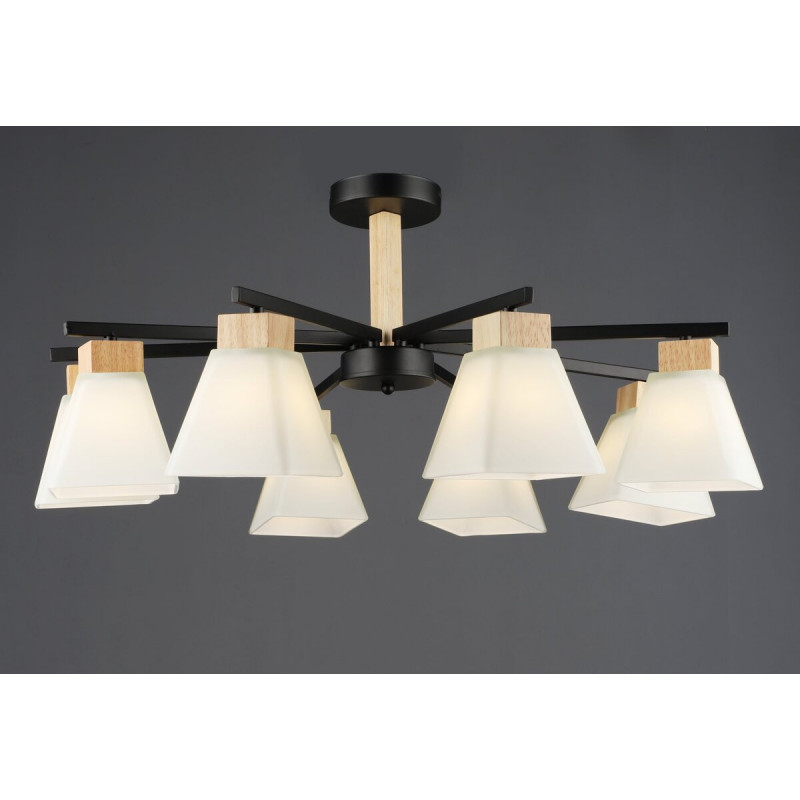 Люстра стельова на 8 плафонів N6608/8