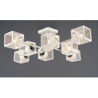 Люстра N6637/8 Білий + Хром